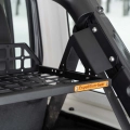 View of the Folded Edges of the Expedition Cargo Shelf for a 4x4 Vehicle