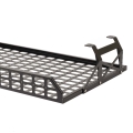 Expedition shelf for Land Rover Discovery 3 or 4 mounted under the trunk headliner