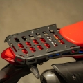Expedition-Gear Rear Luggage Rack Installed on a Honda CRF300 Motorcycle