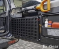 Mitsubishi Pajero 3 overland table –  tailgate table for off-road vehicles - view of the table mounted on the tailgate