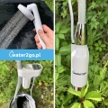 Widok na akumulator prysznica bezprzewodowego wraz ze słuchawką Water2go