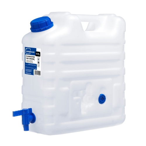 Water canister with tap 15 l simply can