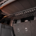 Metal Overhead Expedition Shelf Mounted in a Ford Bronco