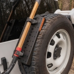 Spare tire mounting rack