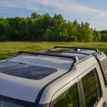 Aluminiowe poprzeczki dachowe Land Rover Discovery 3/4 w czarnym wykończeniu