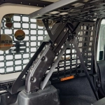 Jeep Wrangler JLU cargo organizer – panel molle i kosz na akcesoria