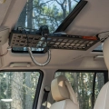 Konsola dachowa Land Rover Discovery 3/4 - widok na zamontowaną konsolę wraz z radiem CB