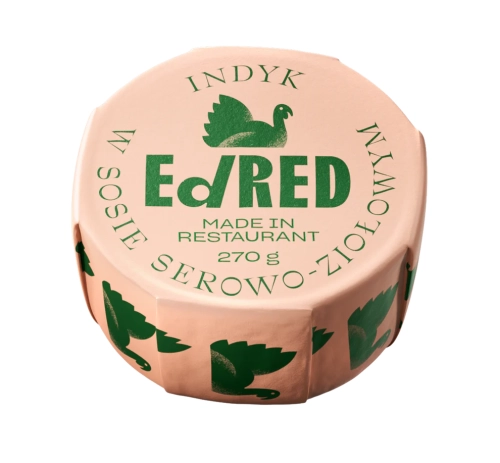 indyk w sosie serowo-ziołowym 270g