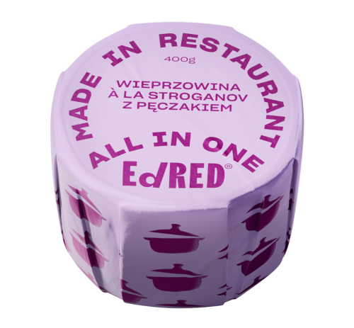 Wieprzowina a la strogonov z pęczakiem 400 g