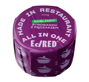 Roślinny Stroganov z kaszą pęczak 400 g