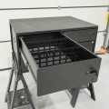 Extended drawer in an overlanding storage system designed for a drawer refrigerator