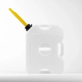 Rotopax Water Canister, 2 gallons/7.6 liters, 2nd generation, white