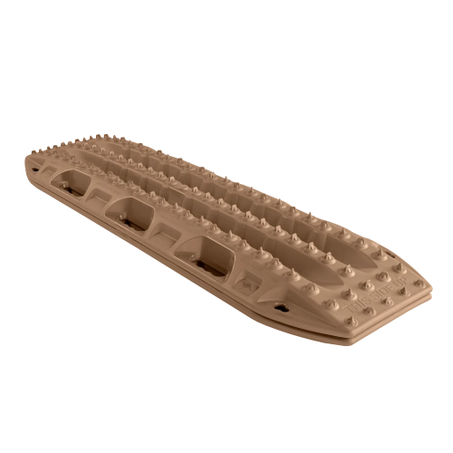 Desert tan MaxTrax MKII recovery boards – stacked configuration